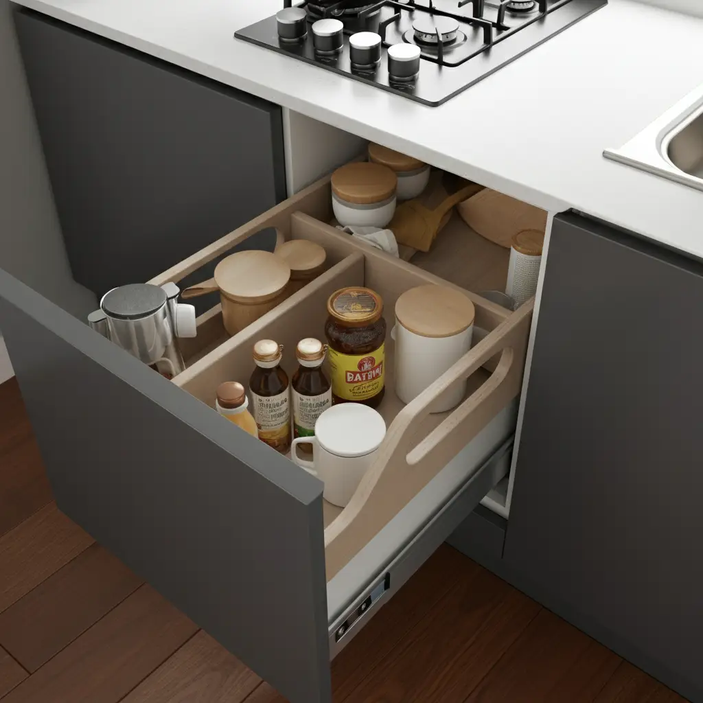 Decluttered kitchen