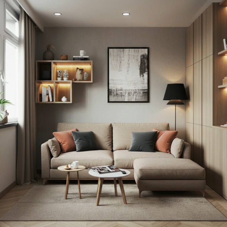 How to Arrange Furniture in a Small Living Room (Without Blocking Flow)