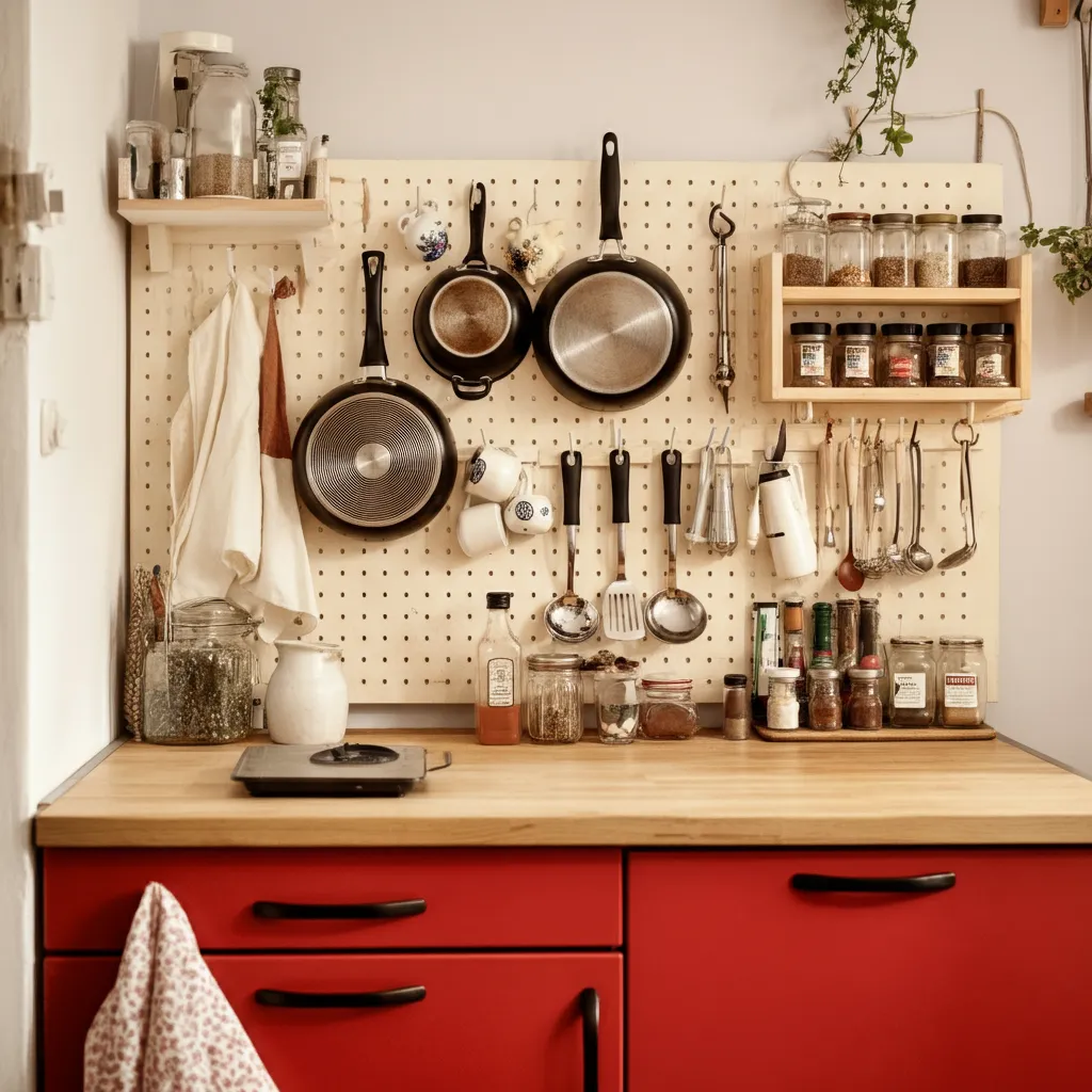 Pegboard Storage