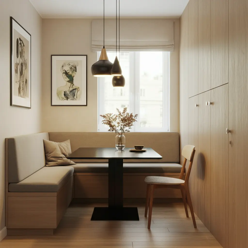 Embrace the Wall: The Banquette and Bench Solution