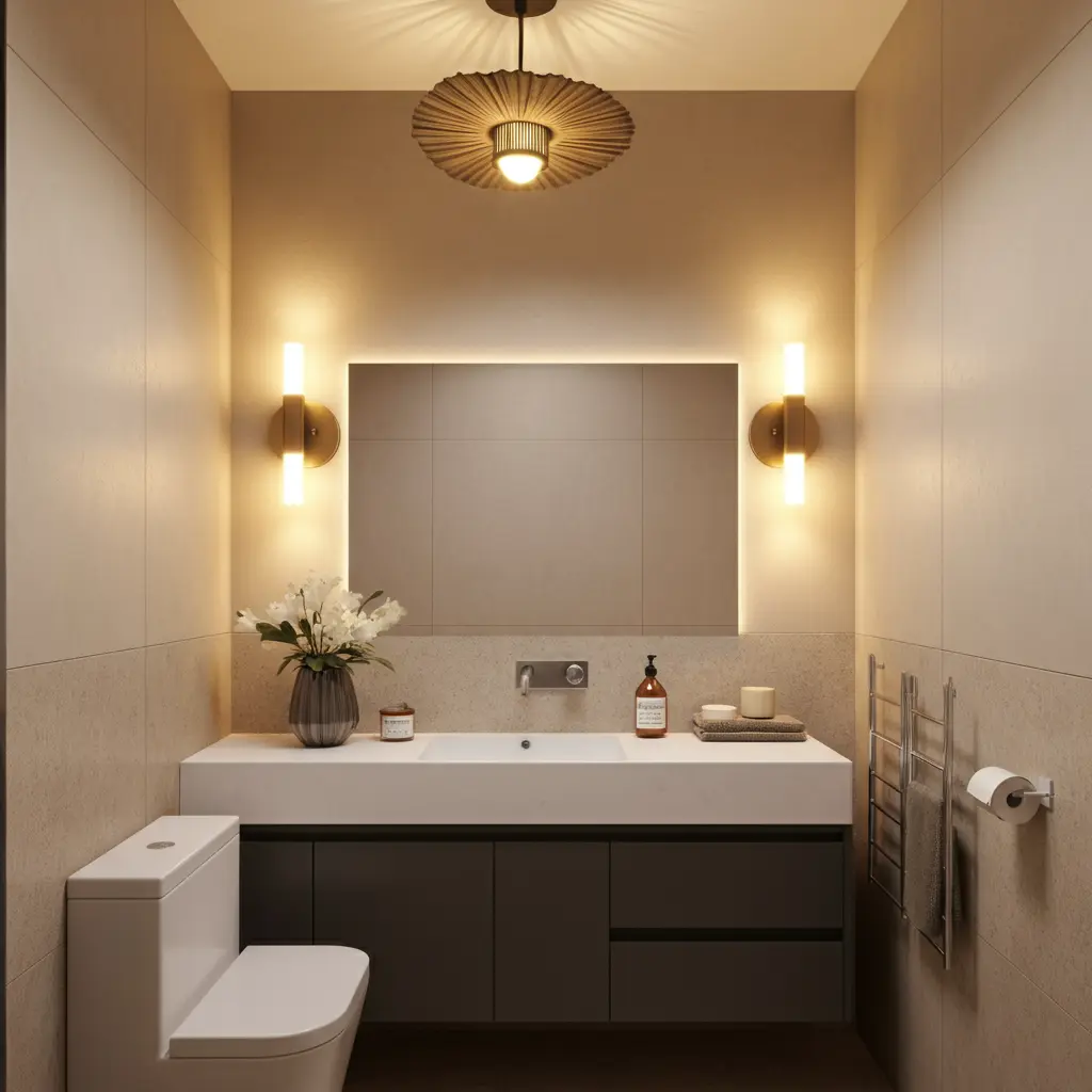 Bathroom with Better Lighting