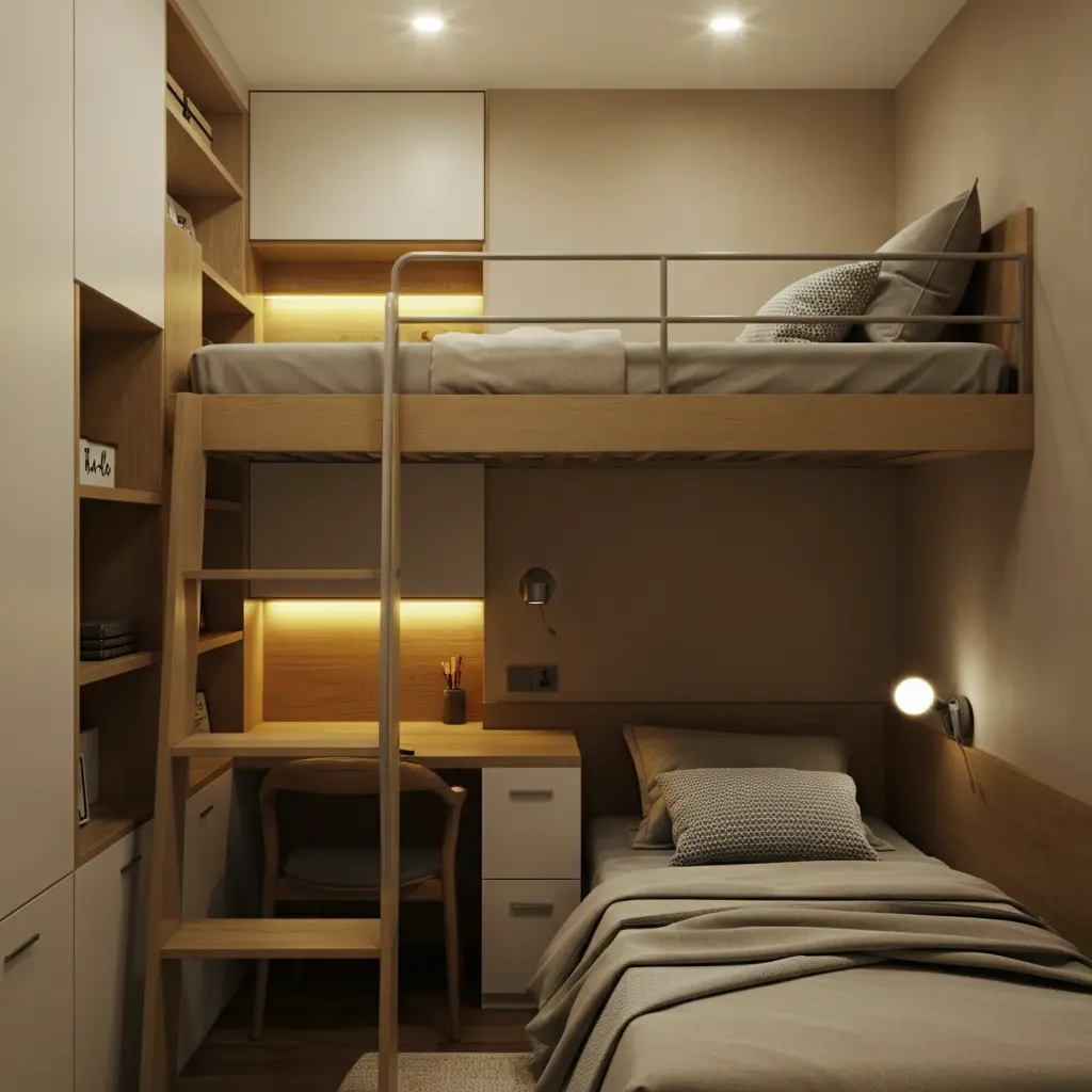 Bunk vs. Loft Beds for Shared Small Spaces