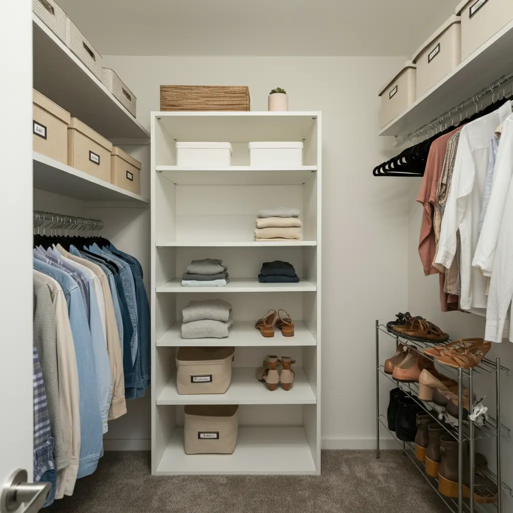 Closet Organization Hacks for Small Bedrooms