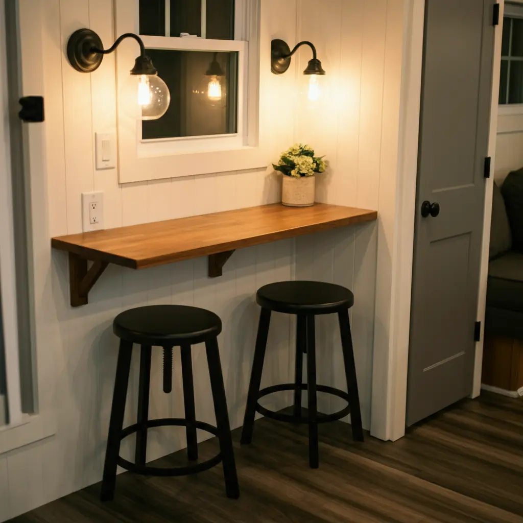 A Console Table Turned Dining Table