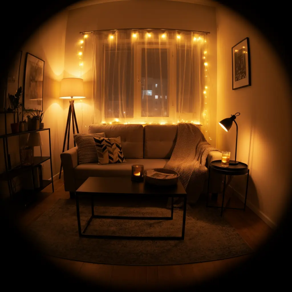 Cozy Apartment Lighting