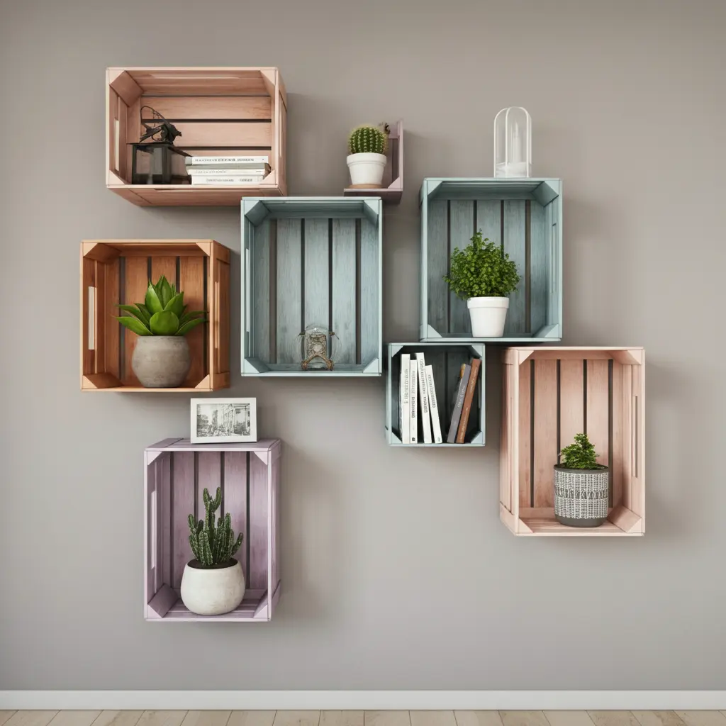 The Crate-as-Floating-Shelves Project