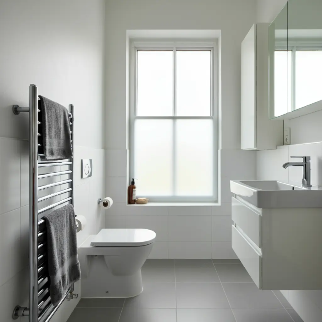 Crisp White and Cool Gray