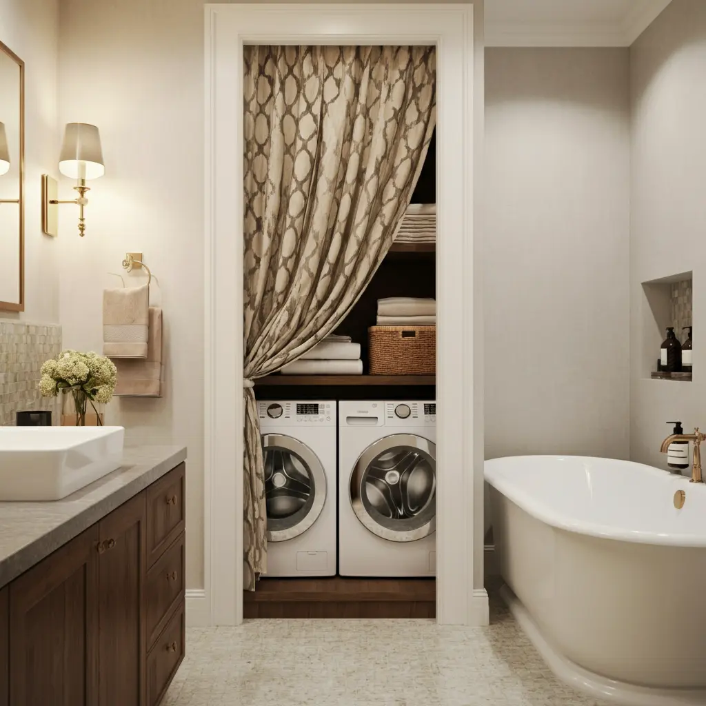 Hide Them Behind a Stylish Curtain