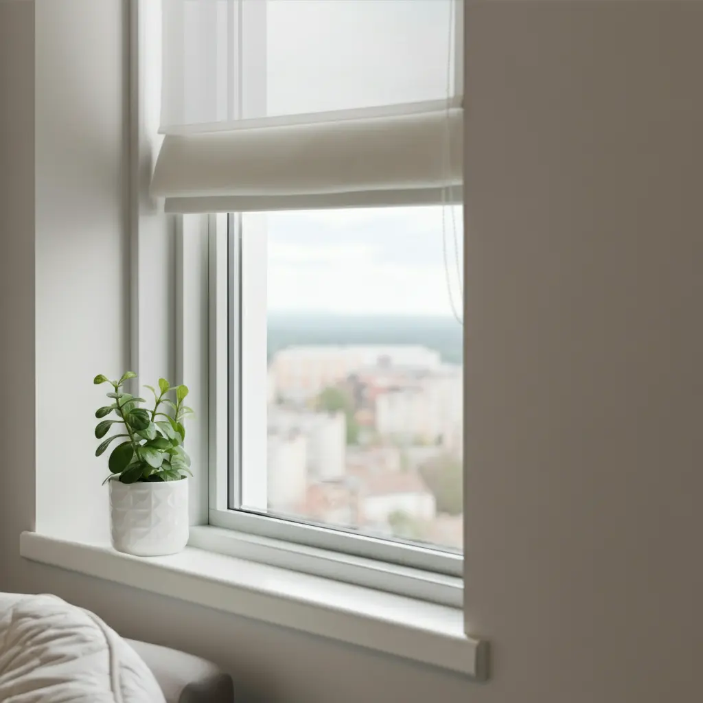 Minimalist & Modern: DIY Frosted Glass Privacy Film
