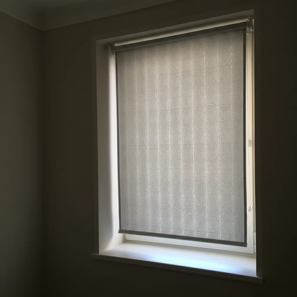 Clever Light Control: DIY Stenciled Roller Shades