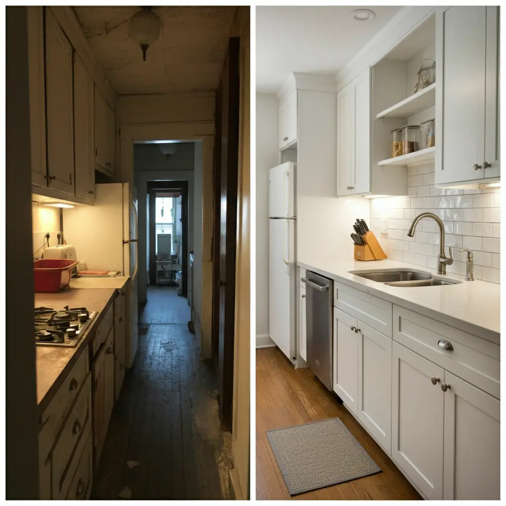 Stunning Small Kitchen Makeover Transformations