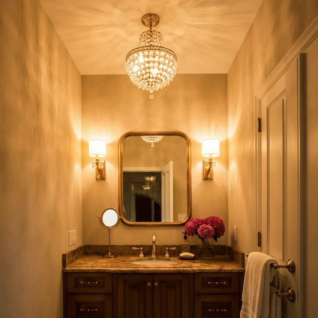 Bathroom with Better Lighting