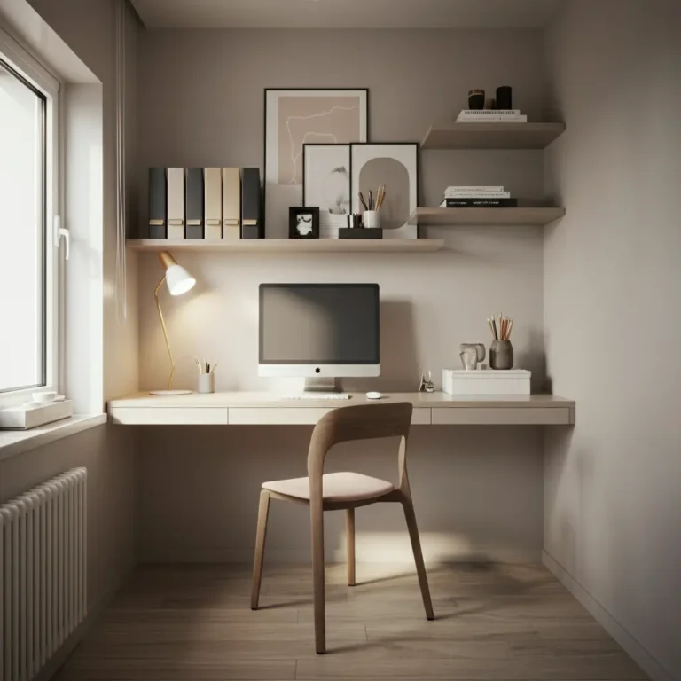 Minimalist Home Office Design for Tiny Apartments