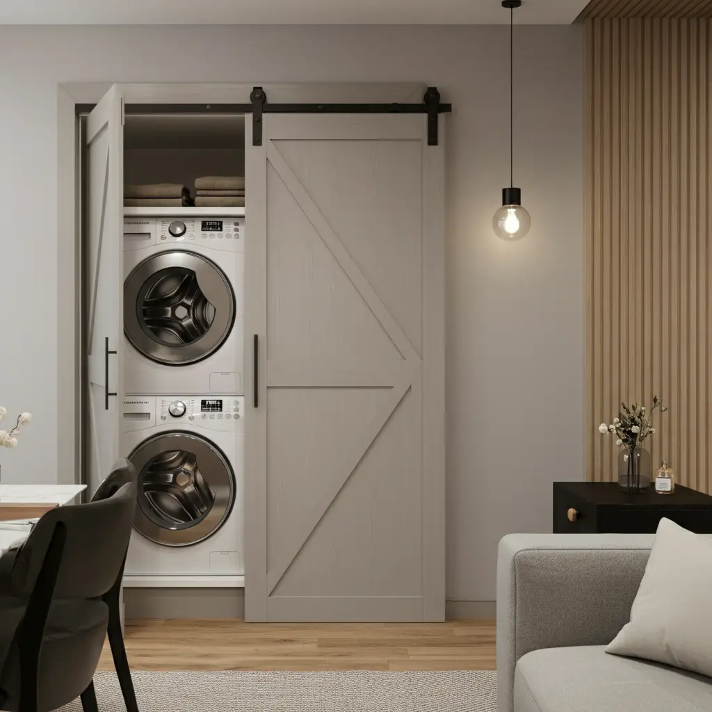 Hidden Laundry Closet Ideas for Small Apartments