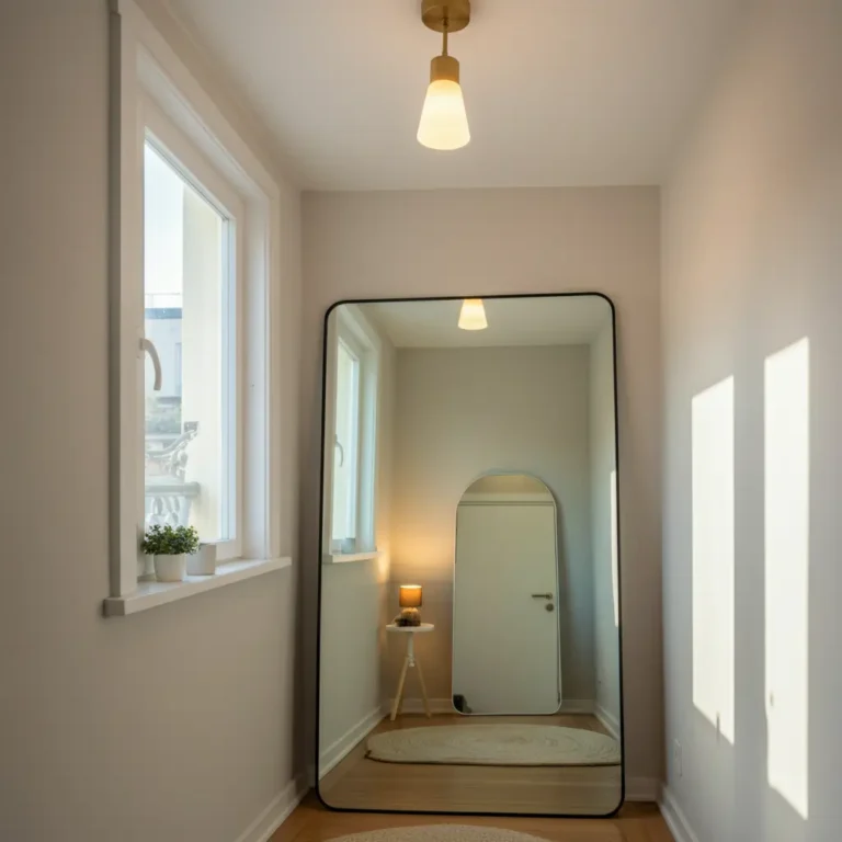 How to Use Mirrors & Lighting Together in Tiny Rooms