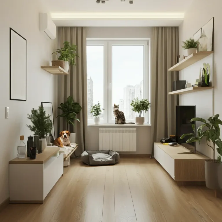How to Keep a Small Apartment Clean with Pets