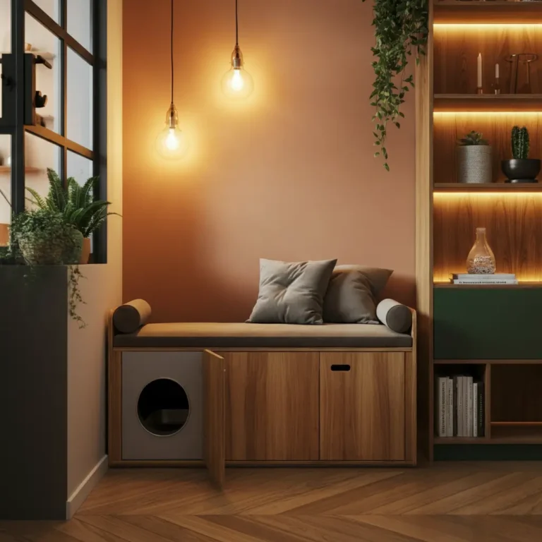 Hidden Litter Box Solutions for Small Spaces