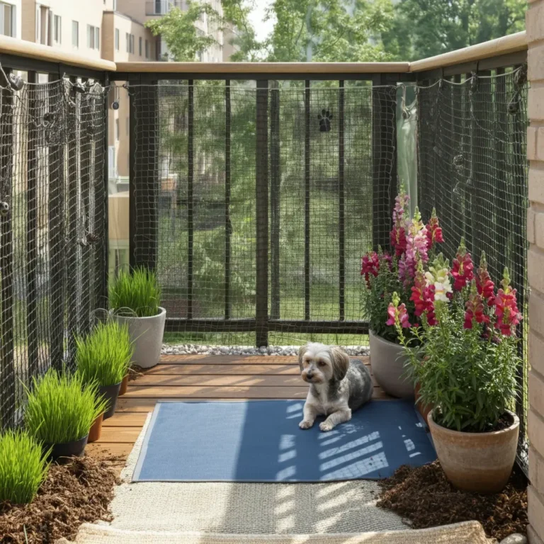 Balcony Safety and Comfort for Pets in Small Apartments