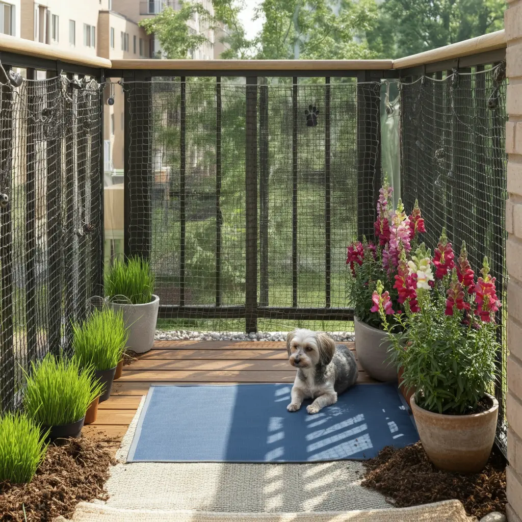 Balcony Safety and Comfort for Pets in Small Apartments