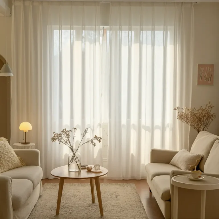 How to Use Sheer Curtains for More Light in Compact Rooms