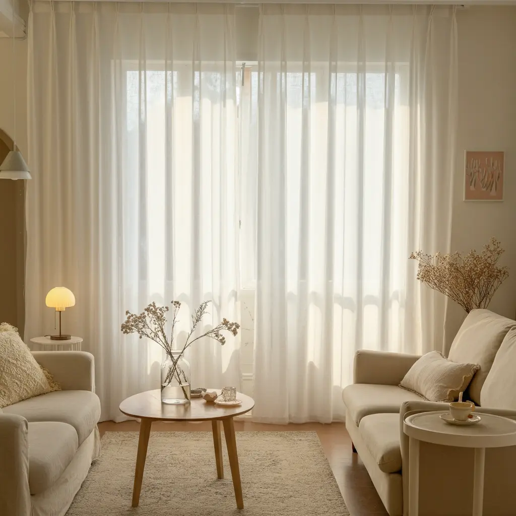How to Use Sheer Curtains for More Light in Compact Rooms