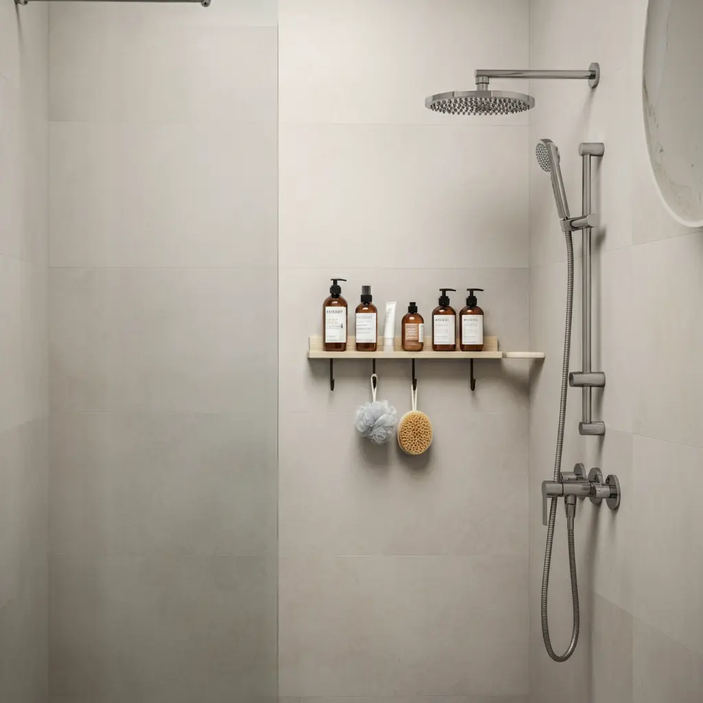 Shower Storage Hacks for Small Bathrooms
