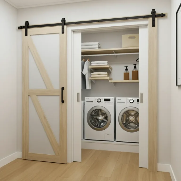 Best Sliding and Pocket Doors for Small Laundry Areas