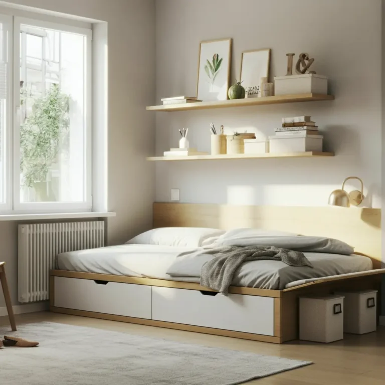 7 Genius Storage Solutions for Small Bedrooms