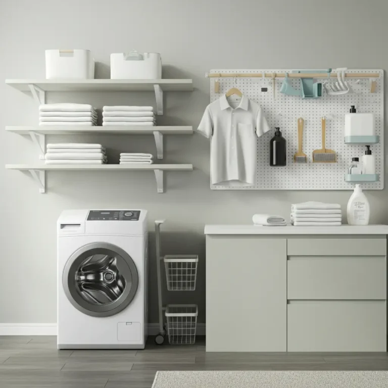 Space-Saving Storage Hacks for Tiny Laundry Rooms