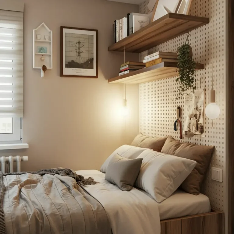 Maximizing Vertical Storage in Small Bedrooms