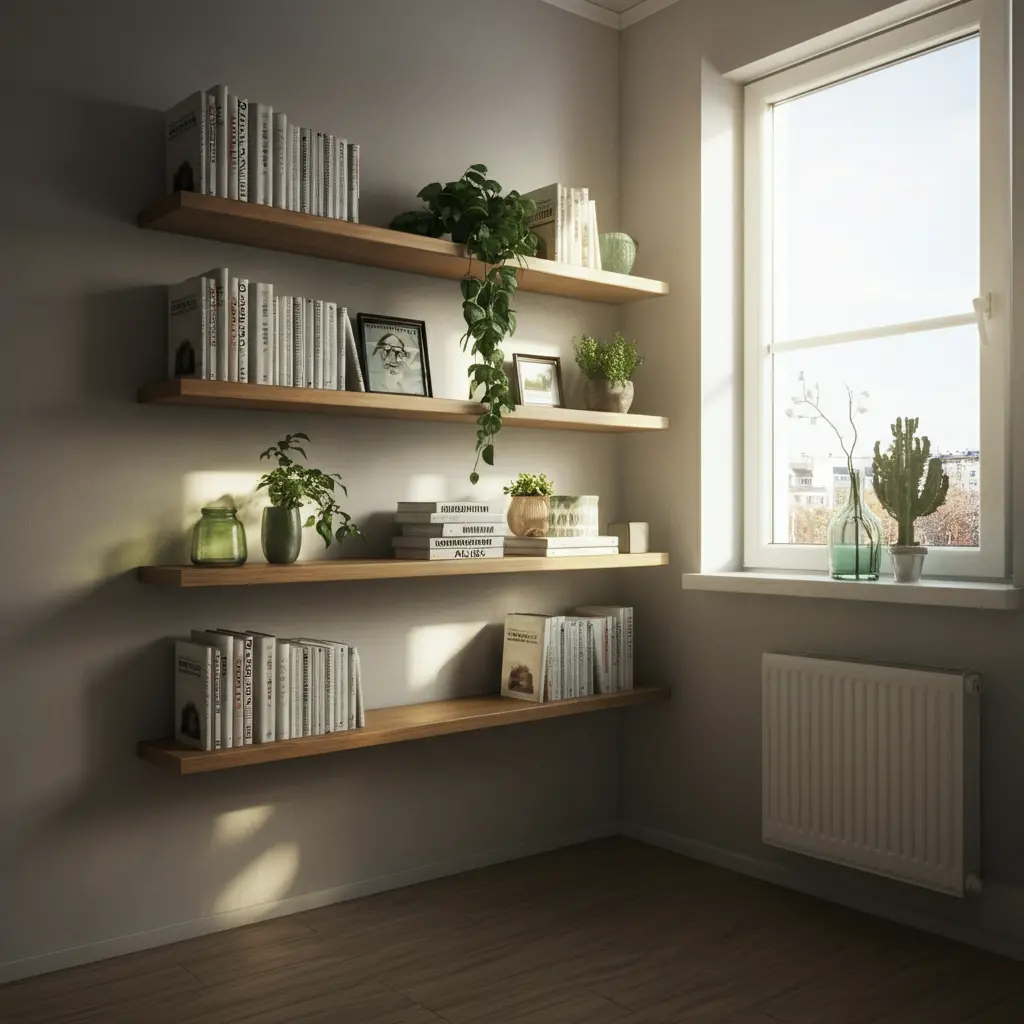 Install Floating Shelves