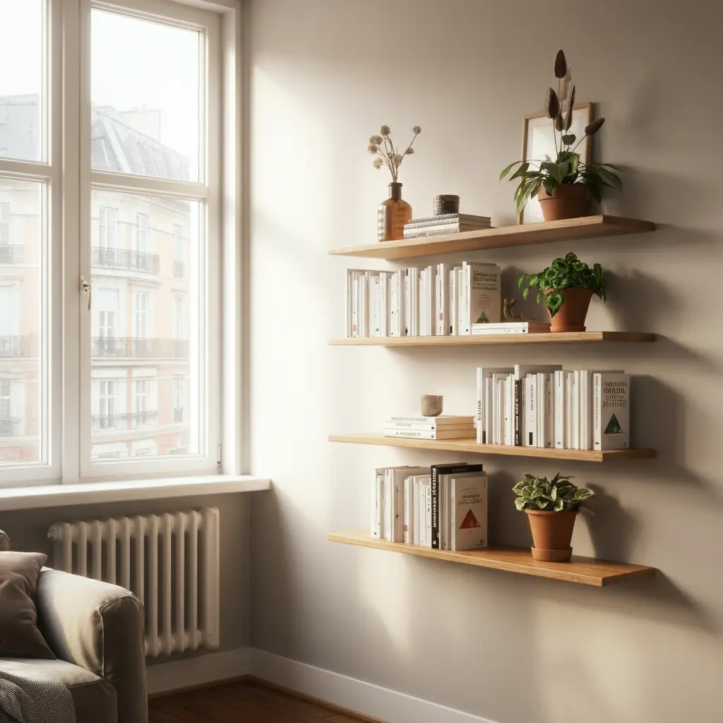 Think Vertically: Use Your Wall Space