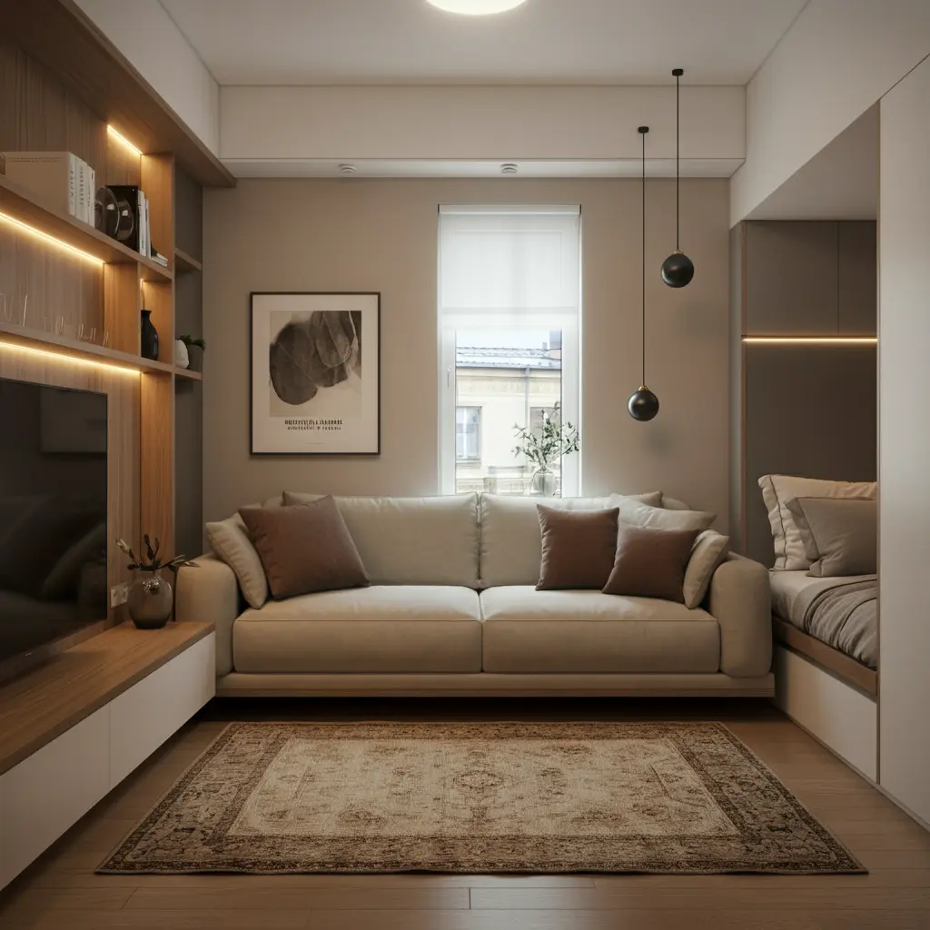 The "Floating" Sofa Technique