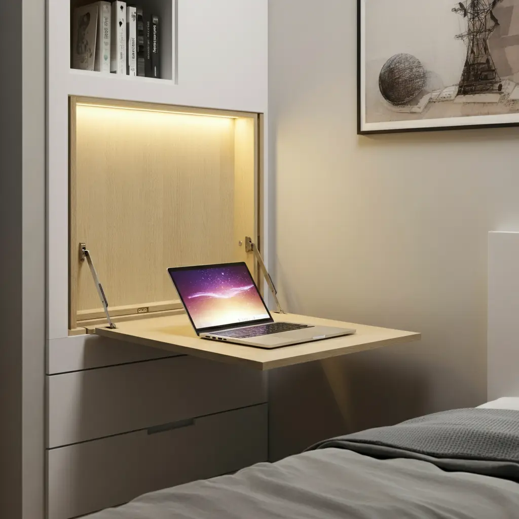 Fold-Down Desk