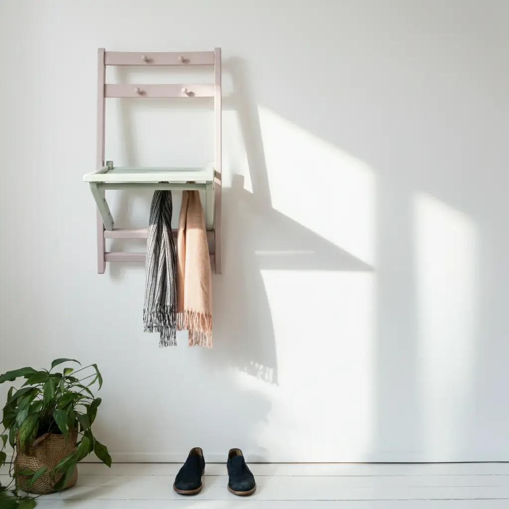 The Folding Chair Wall Organizer