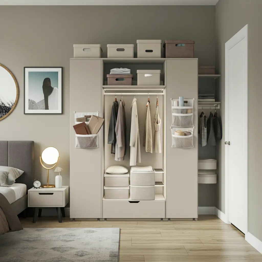 3. Game-Changing Storage Solutions for Closetless Bedrooms