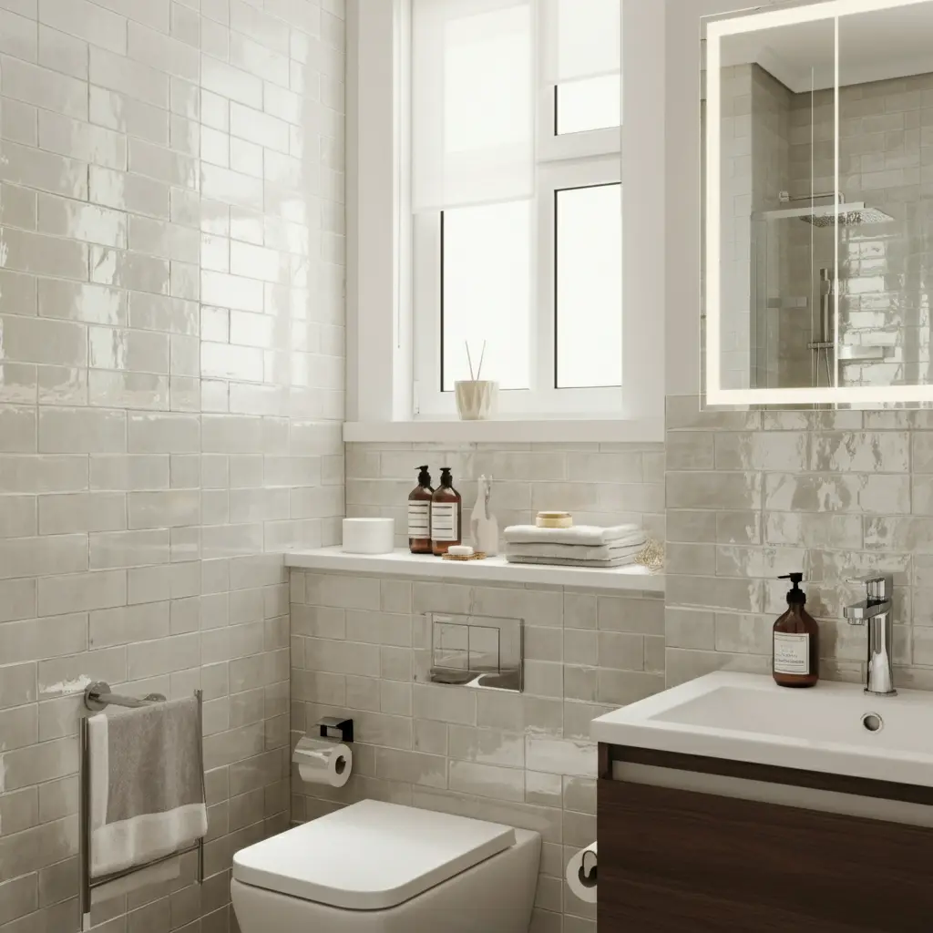 Glossy Tiles to Reflect Light