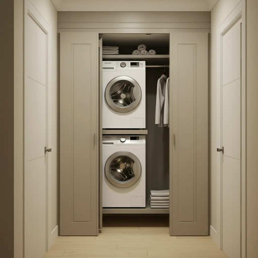 Hallway Closet Laundry