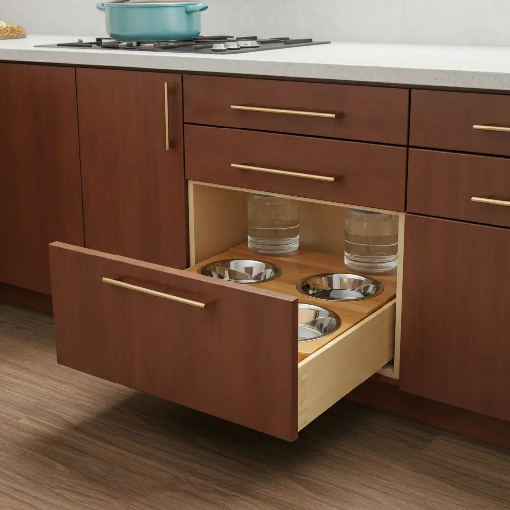 Built-in Toe-Kick Drawer