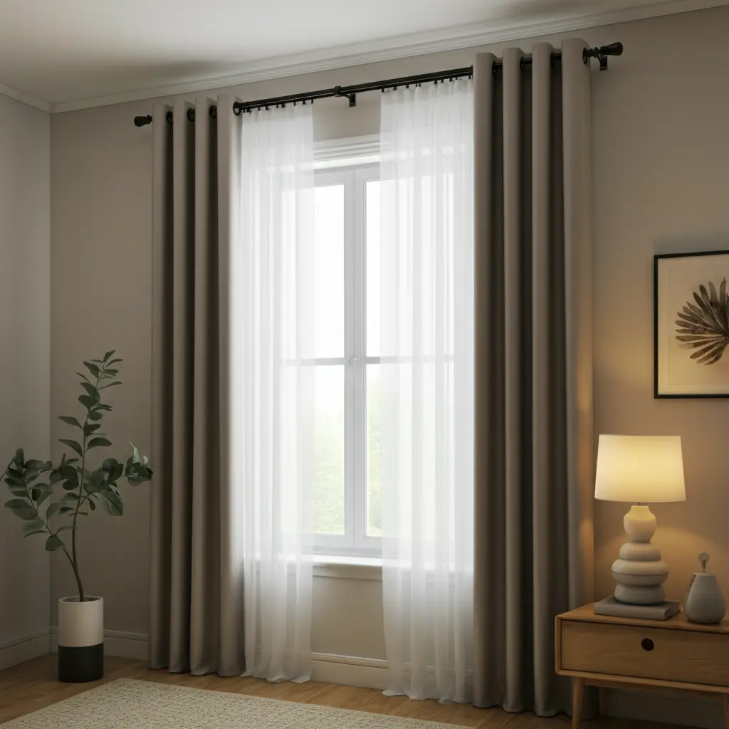 Layering Sheer Curtains