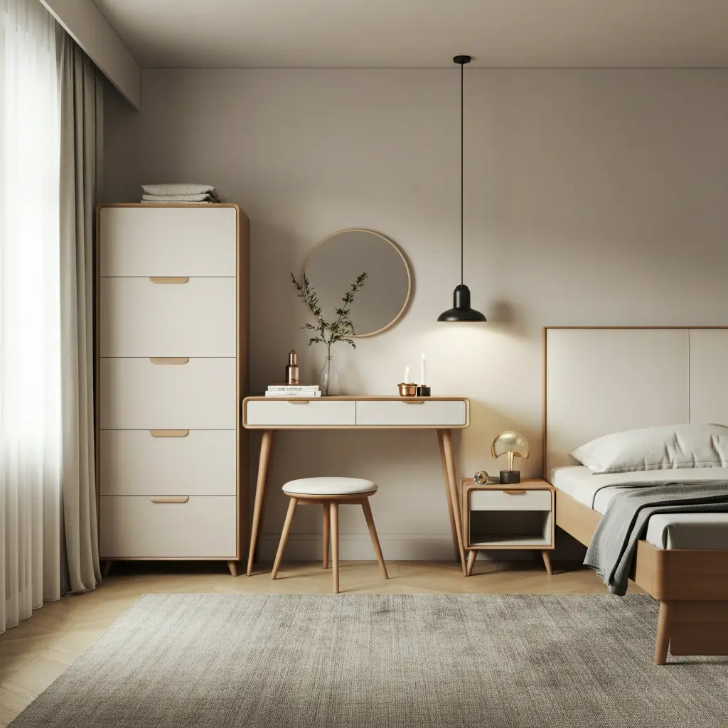 Leggy Furniture for Small Bedroom