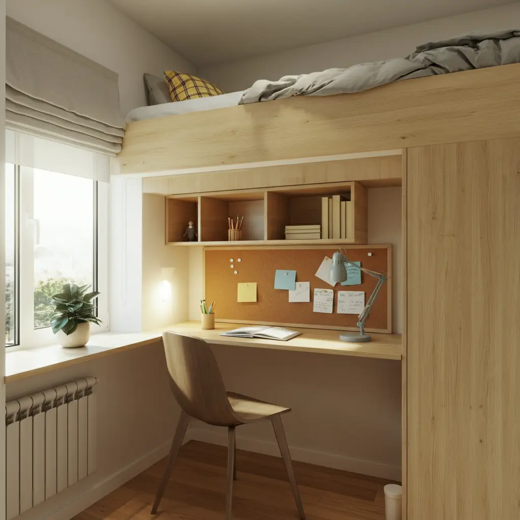 The All-in-One Solution: Loft Beds with Desks