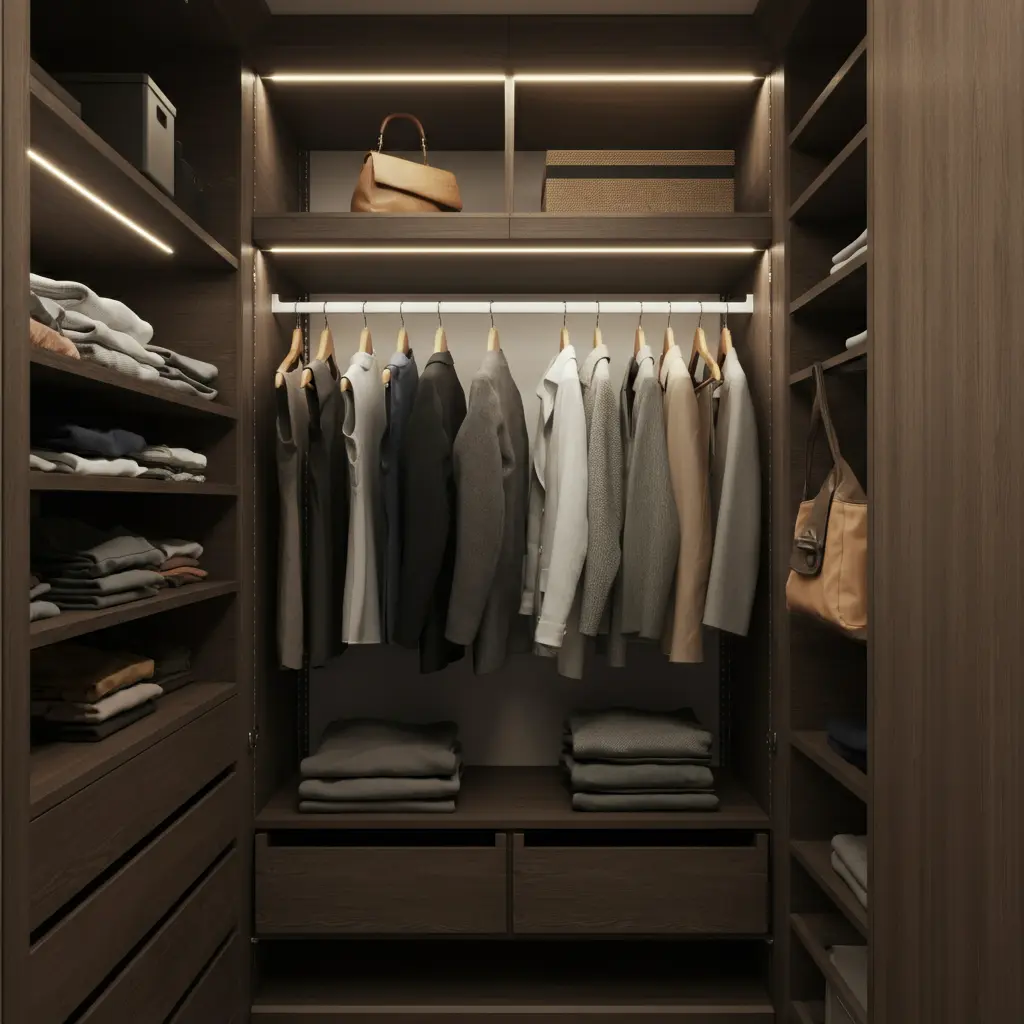 Maximizing Space in Tiny Closets