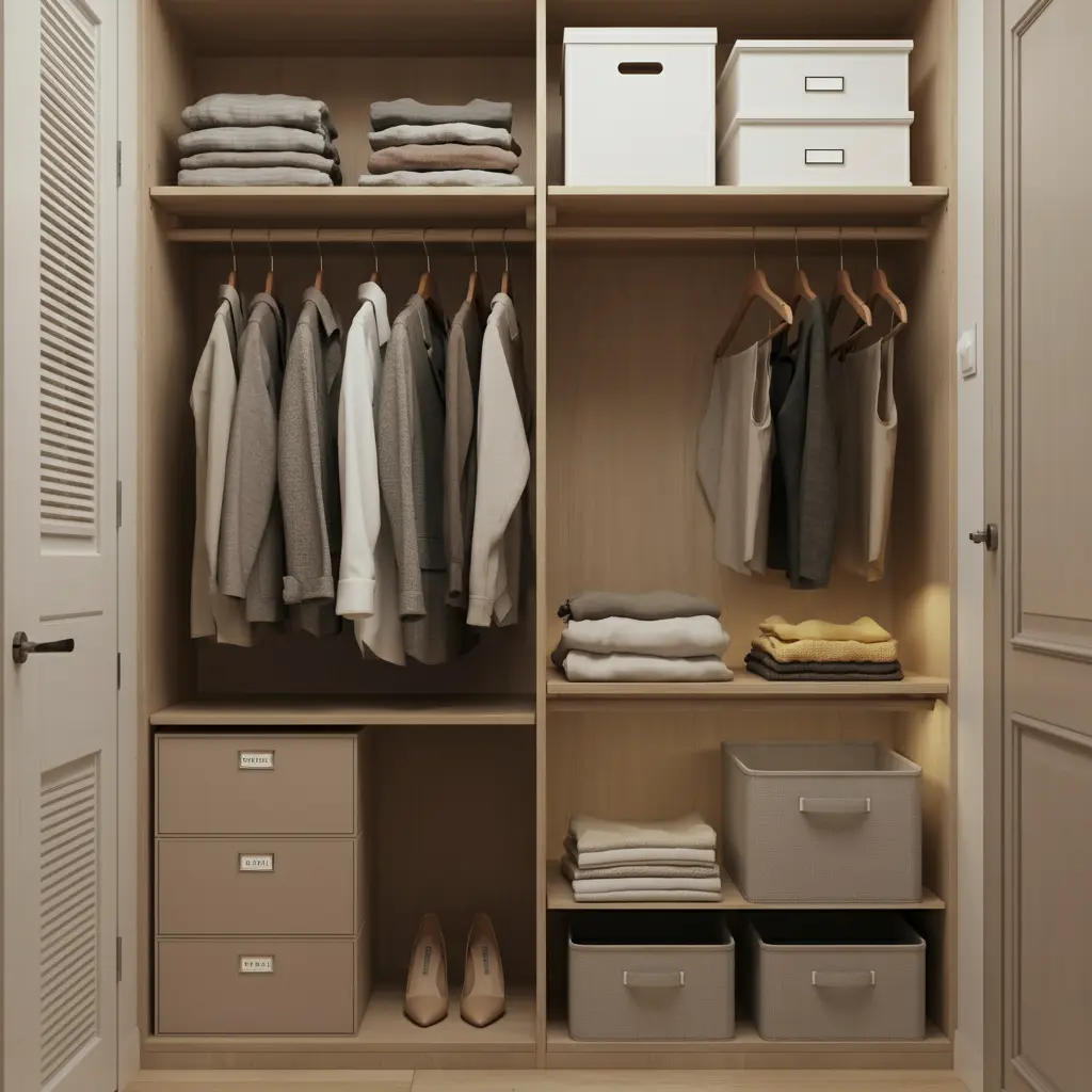 Maximizing Space in Tiny Closets