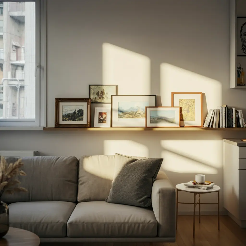 Ledge Shelves for Artwork
