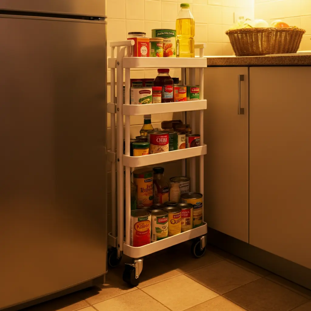 Rolling Pantry Cart
