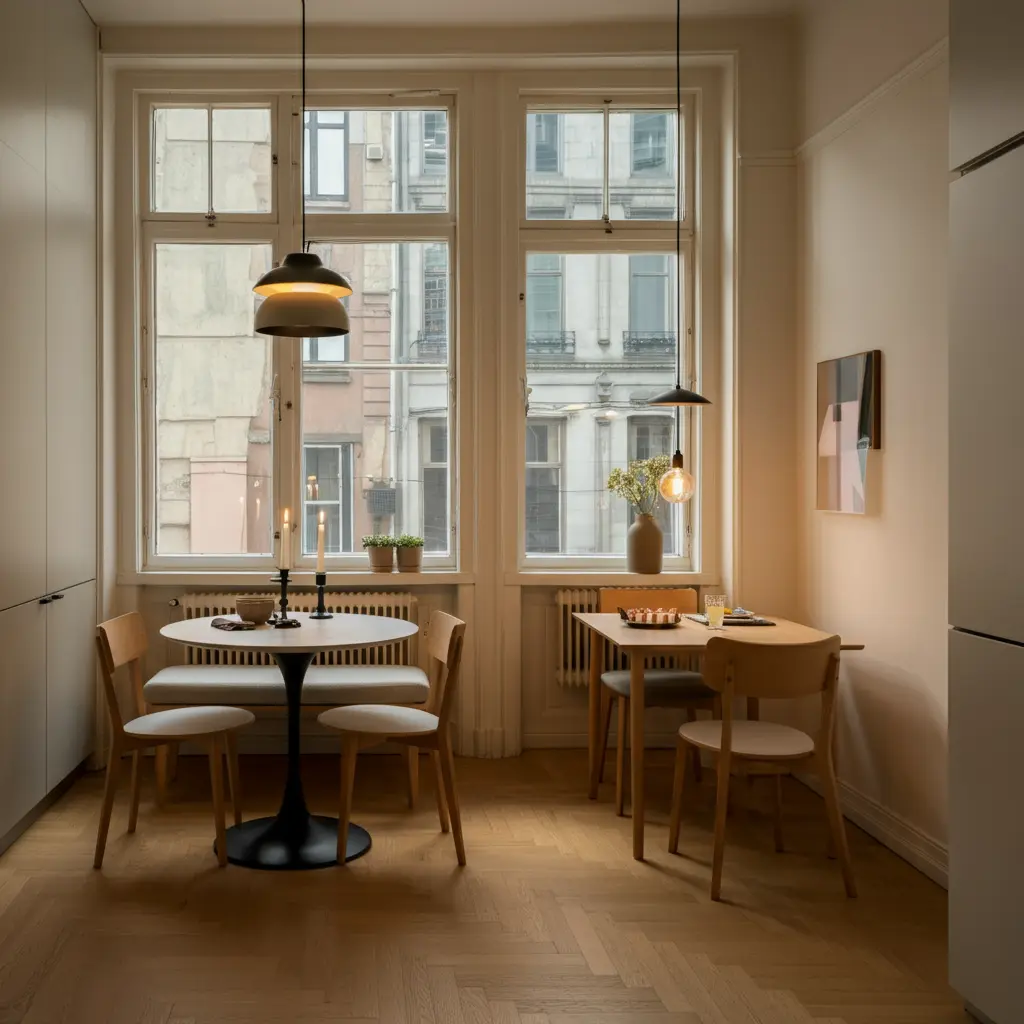 best choice between a round and a square table