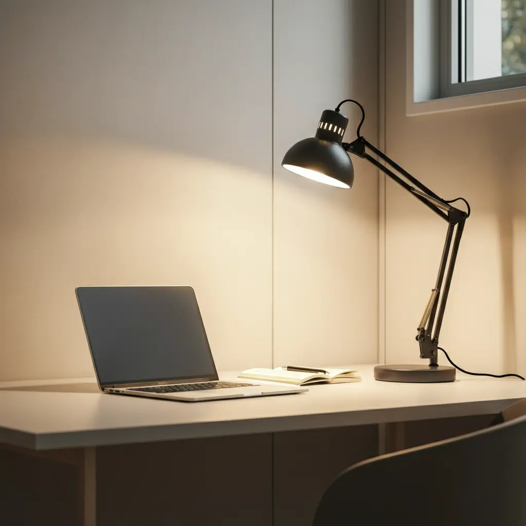 Slim Profile and Adjustable Desk Lamps