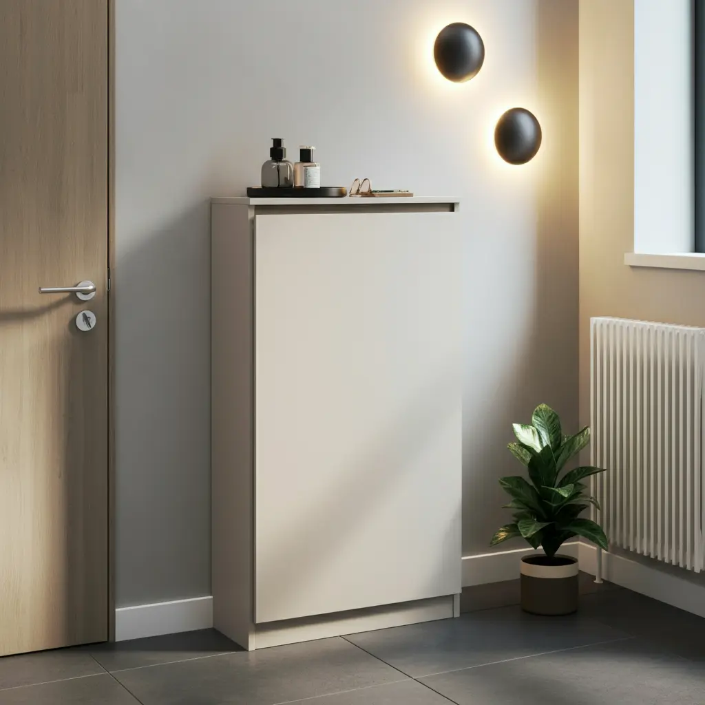 Get Creative with a Slim Shoe Cabinet