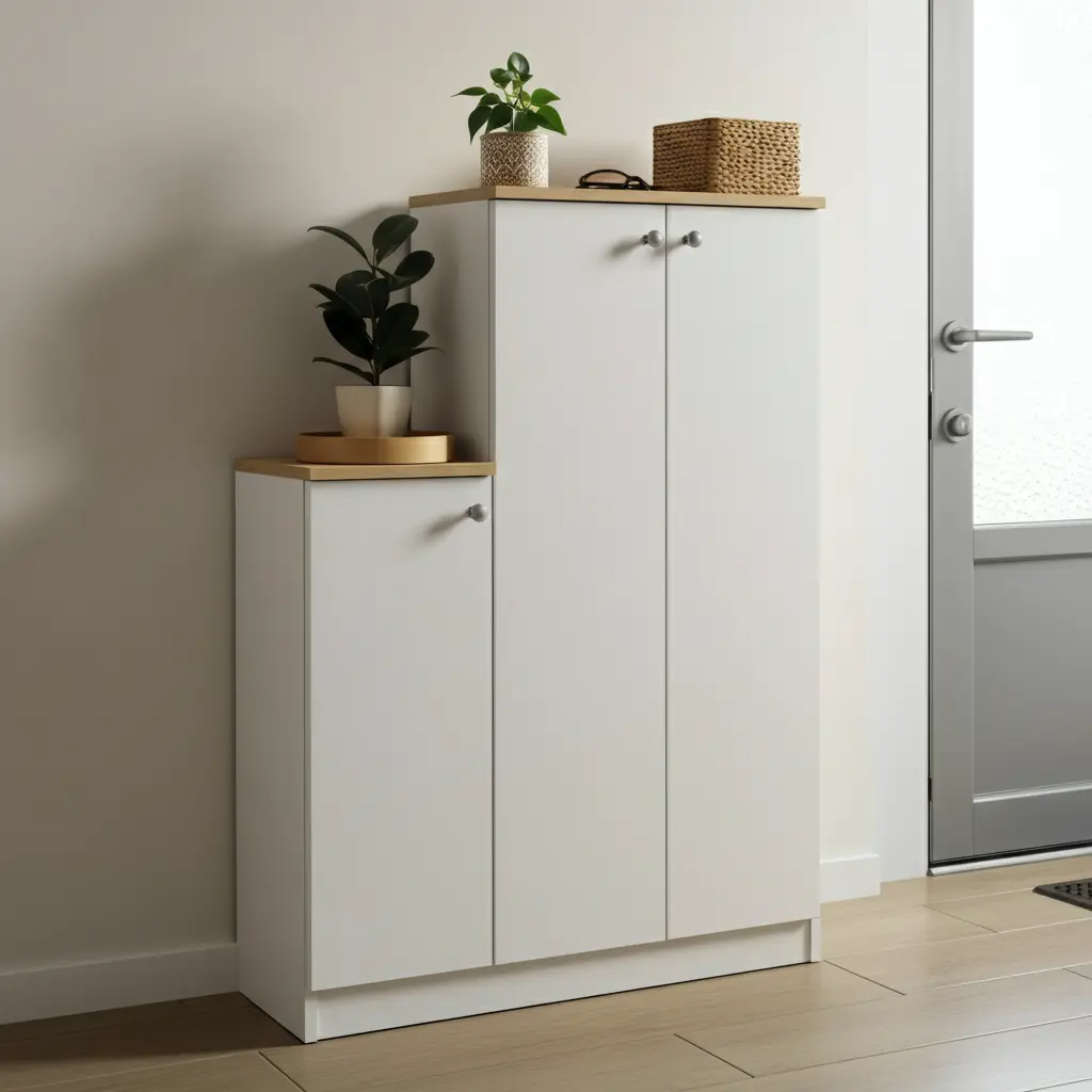Slim Tip-Out Shoe Cabinet